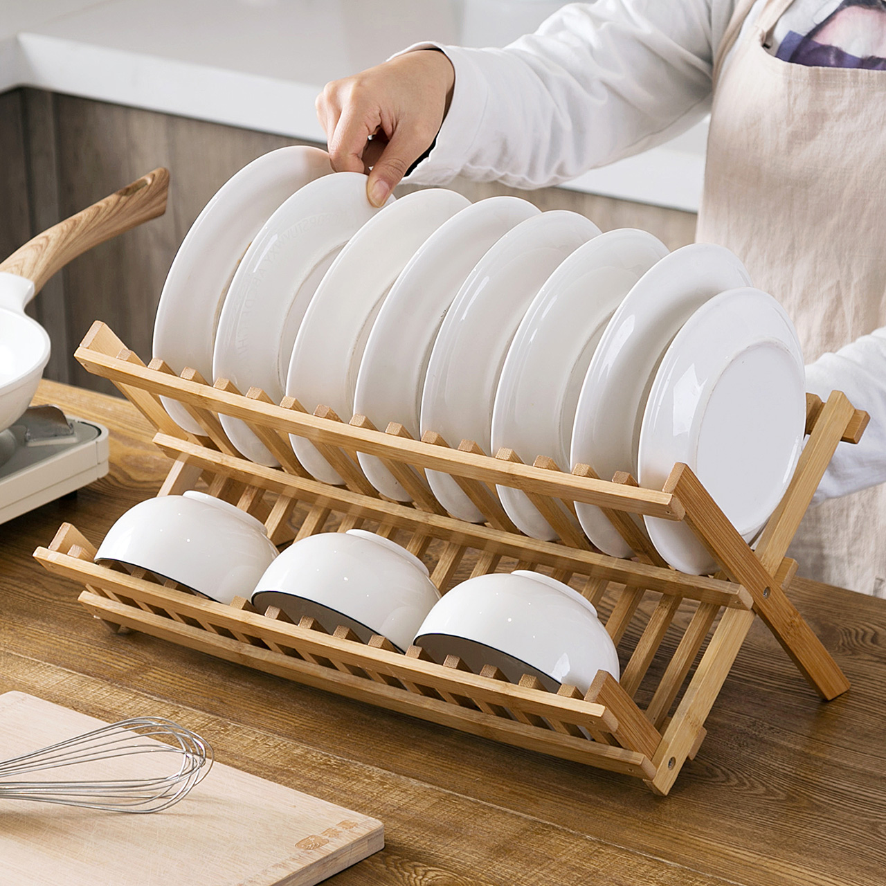 Home House Solid Wood Drain Dish Rack Kitchen Drain Rack Shelf Sink Tableware Cupboard Dish Rack Dish Rack Shopee Indonesia