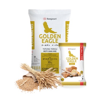

Bungasari Golden Eagle Tepung Terigu Premium Roti dan Mie 25 Kg