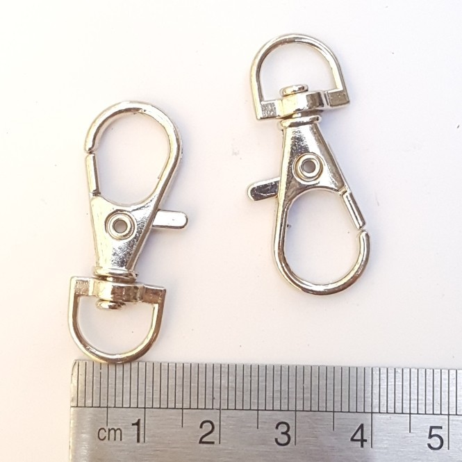 

kew kew cantelan chorme silver, kait aksesoris lanyard tali id card