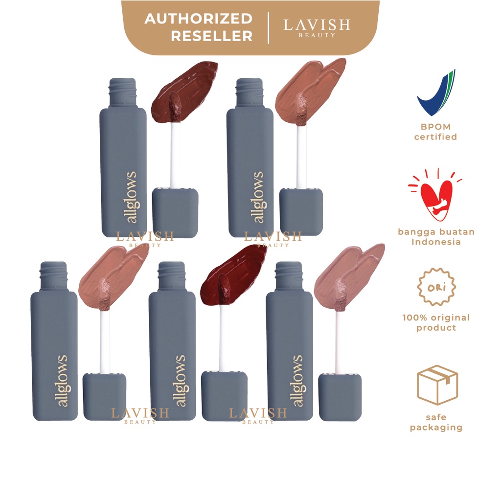 ALLGLOWS ALL GLOWS Shake Lip Pigment Hibiscus // Primrose // Protea // Scarlet // Willow // Garden R