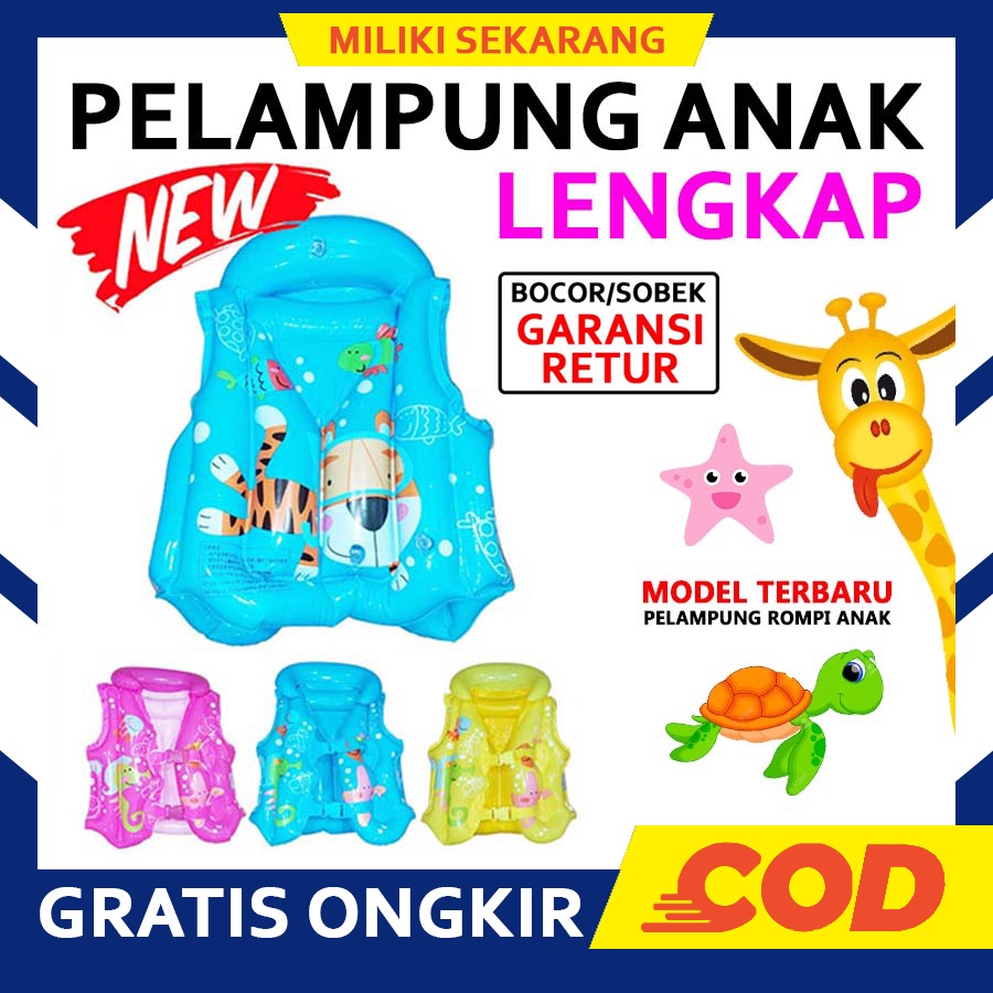 Pelampung Anak Pelampung Renang Anak Baju Pelampung Anak Rompi Renang Anak