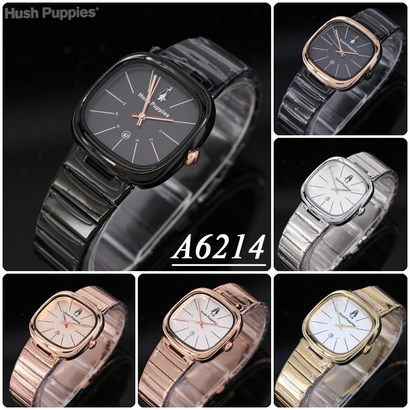 Jam Tangan Wanita/Cewe Hush Puppies RantaiSegi - Kode A6214