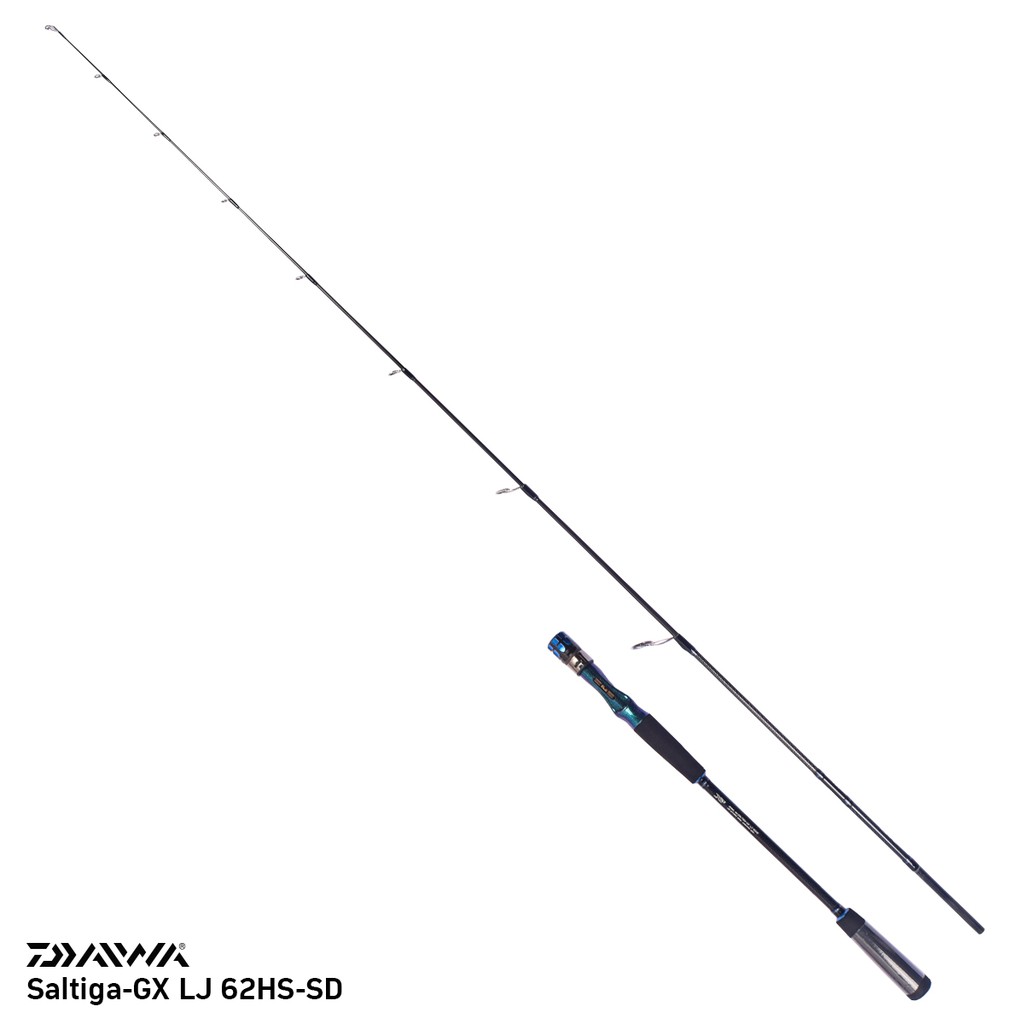 Joran Spinning sambung 2 Daiwa Saltiga GX LJ tahun 2018 62 HS-SD Indonesia memancing
