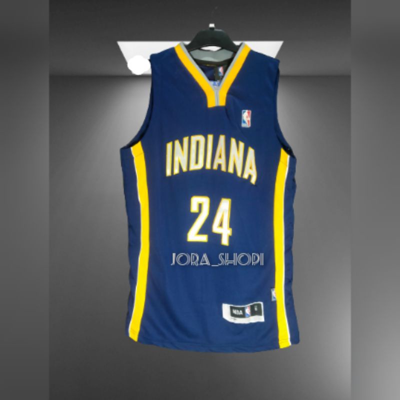 JERSEY BASKET NBA INDIANA JERSEY BASKETBALL GEORGE GRADE ORIGINAL JERSEY BASKET PRIA WANITA TERMURAH