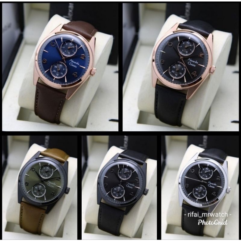 JAM TANGAN PRIA ALEXANDRE CHRISTIE 6579 ORIGINAL