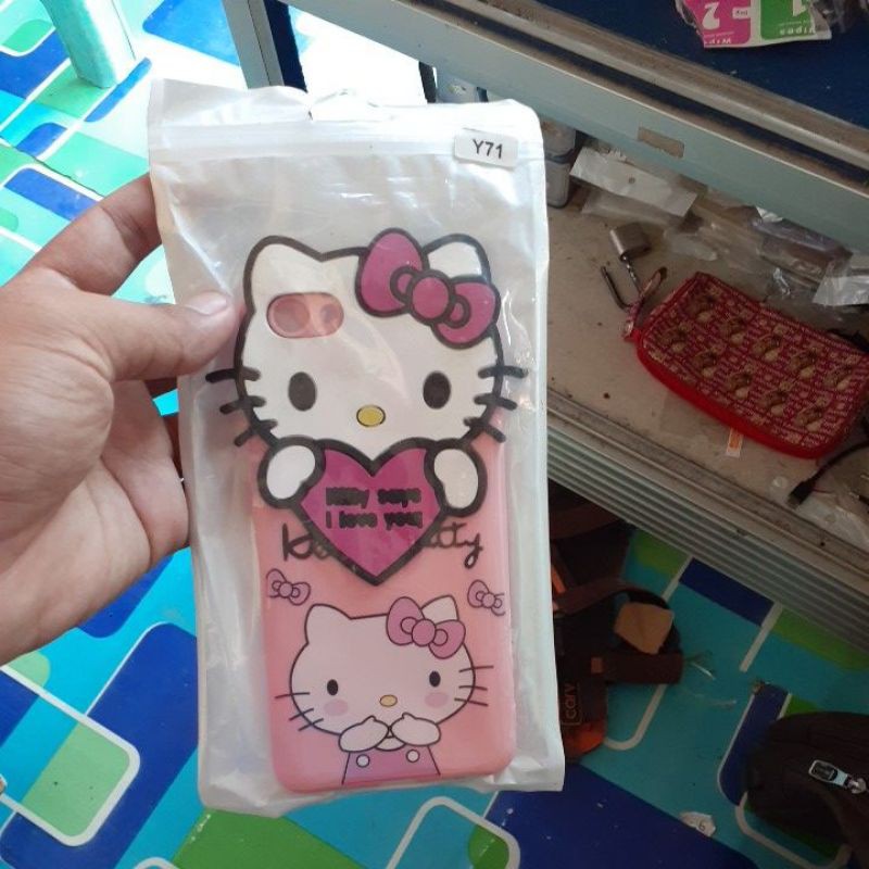 Softcase Vivo Y71 Case Vivo Y71 Karakter Hello kity
