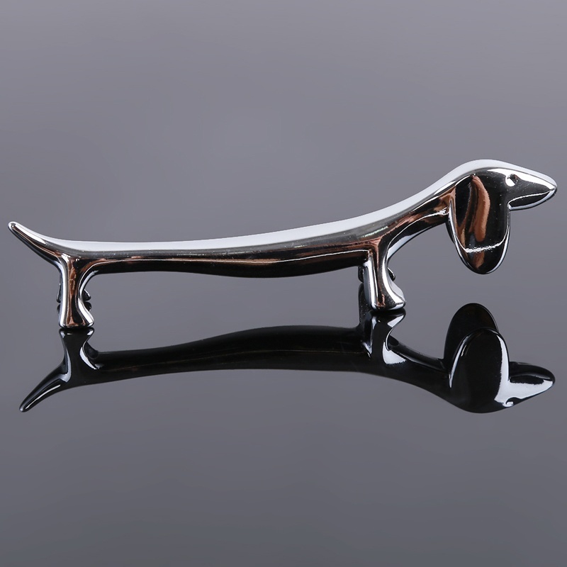 Stand Holder Sumpit / Sendok / Garpu / Pisau Bentuk Rusa / Anjing Bahan Zinc Alloy