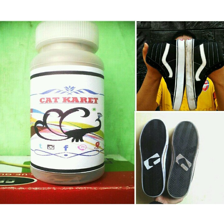 Cat karet khusus Sol sepatu.