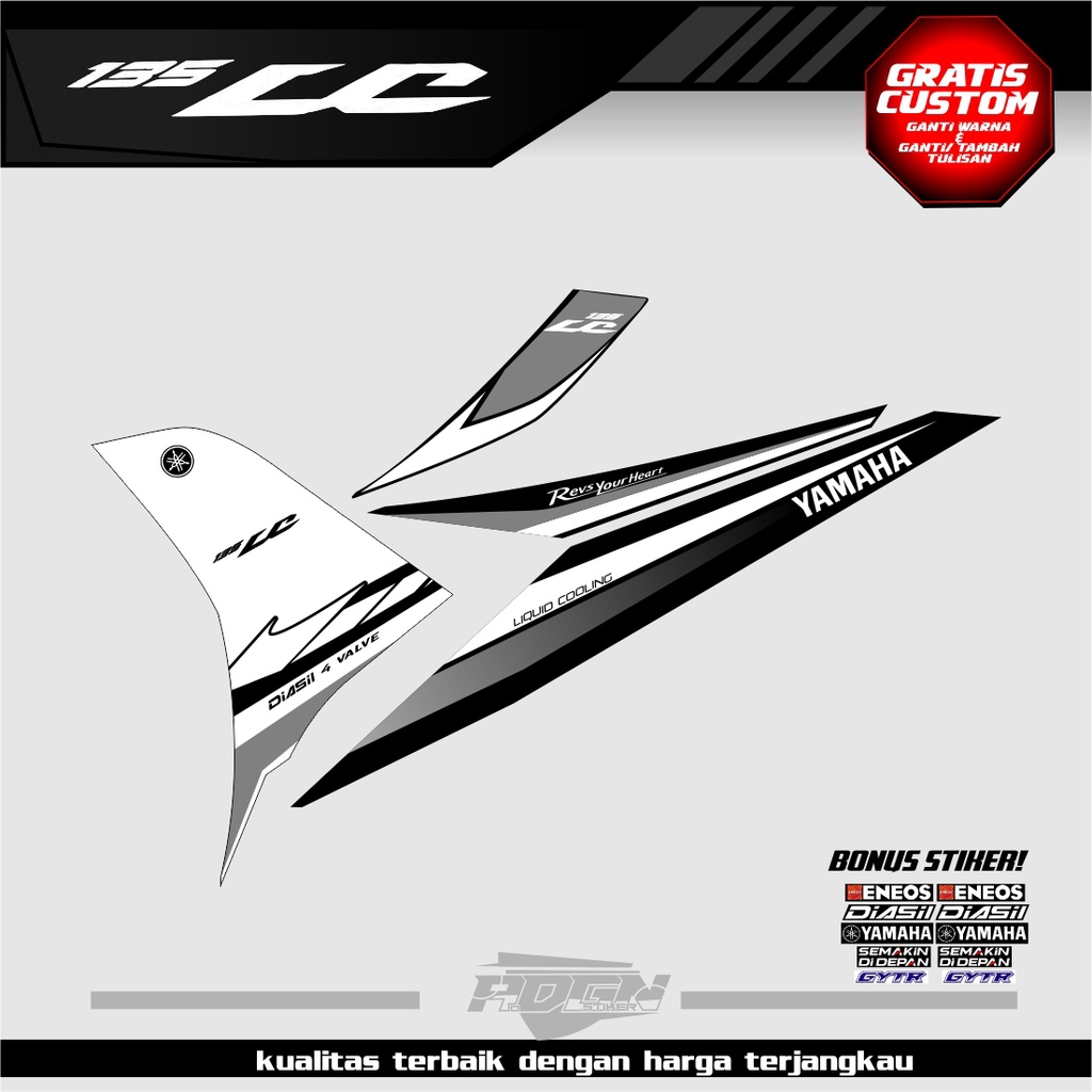 Striping Jupiter Mx new / 135lc world gp yamaha