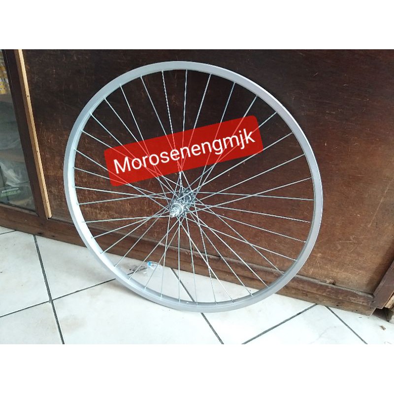 Paket 1 Velg Sera Komplit / Peleng 26 x 1 3/8 Araya / Rims sepeda 26 x 1 3/8