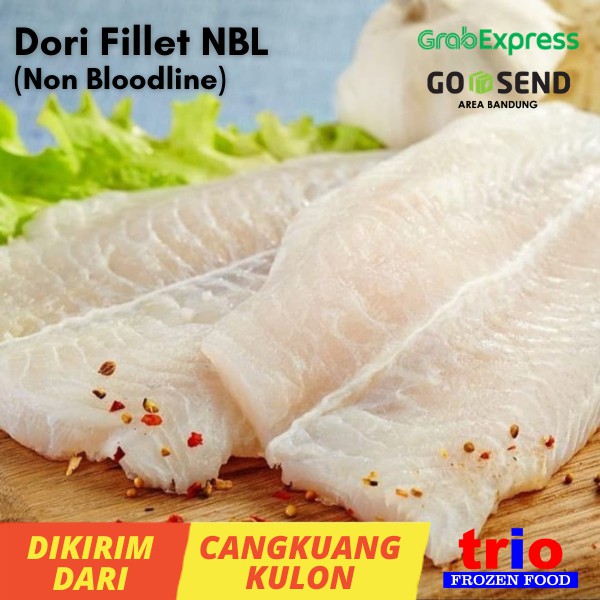

Filet Ikan Dori / Dory Fish Fillet Premium NBL - Non Blood Line 1kg - Gosend only