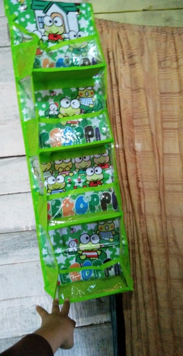 Paket Rak Gantung 4 In 1 Set Rak Tas + Rak Sepatu + Rak Jilbab + Rak Kosmetik Karakter