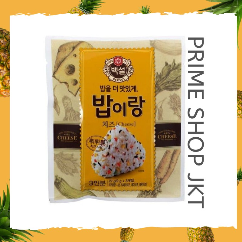 

Beksul Bumbu Tabur Nasi Rasa Chesee - Bumbu Nasi Kepal Keju Korea 1 bgks