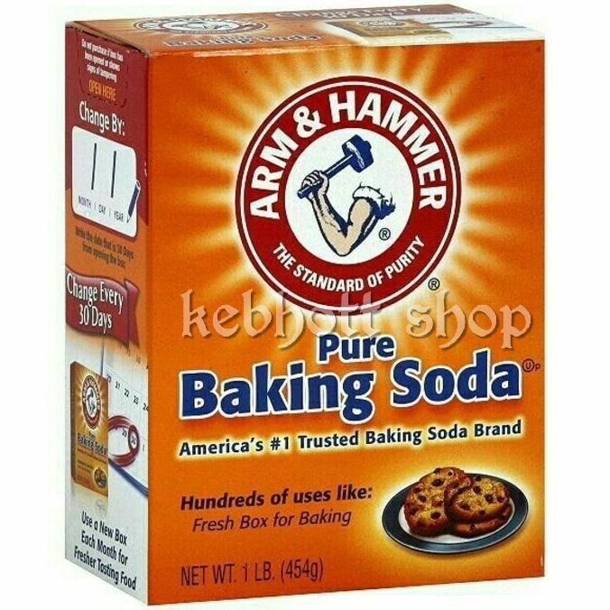 

arm n & hammer hamer pure tepung baking backing soda powder 454 gr USA FREE ONGKIR