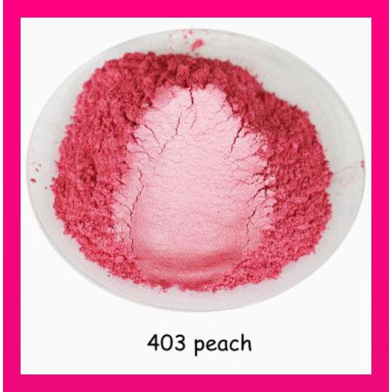 

NATURAL MICA POWDER 10G/PEWARNA MIKA BUBUK/PEACH