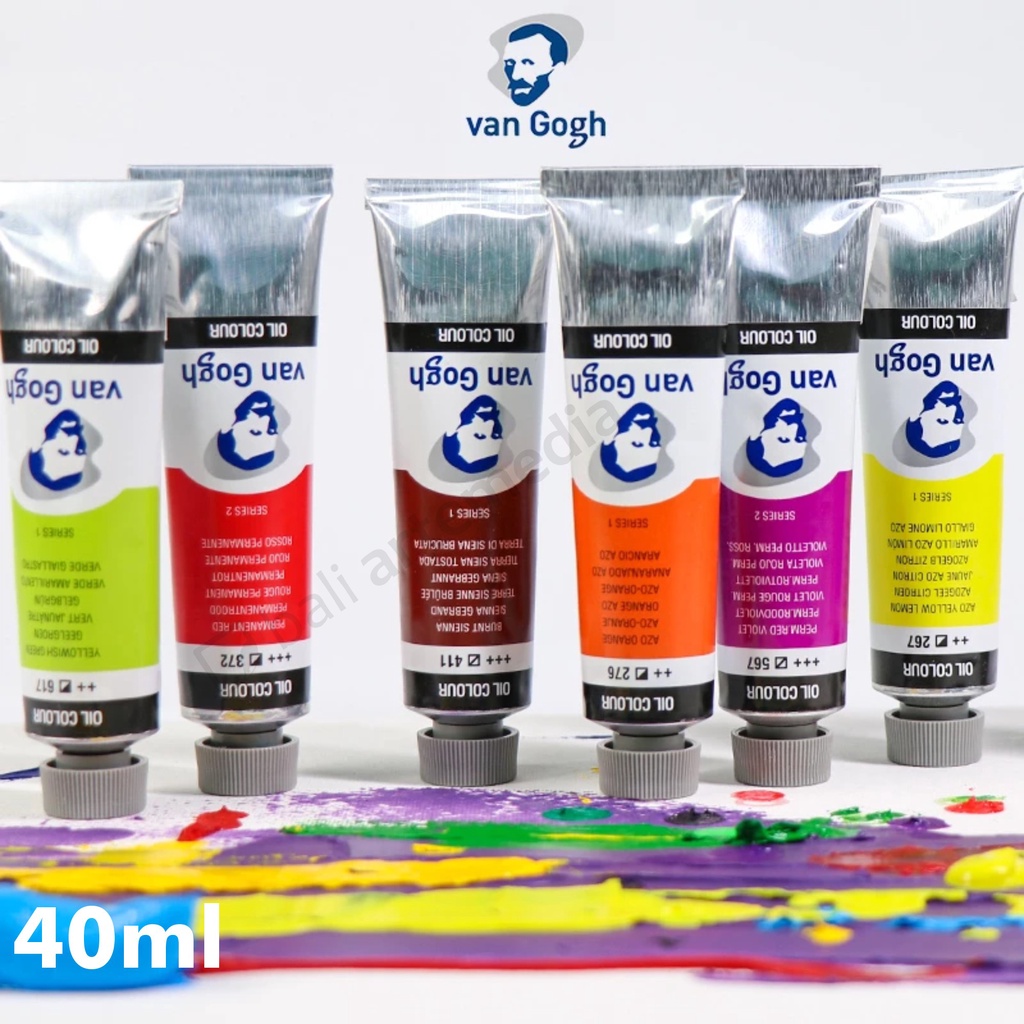 Van Gogh Oil Colour Tube 40ml / 200ml - Series 1 (Part 1/2)