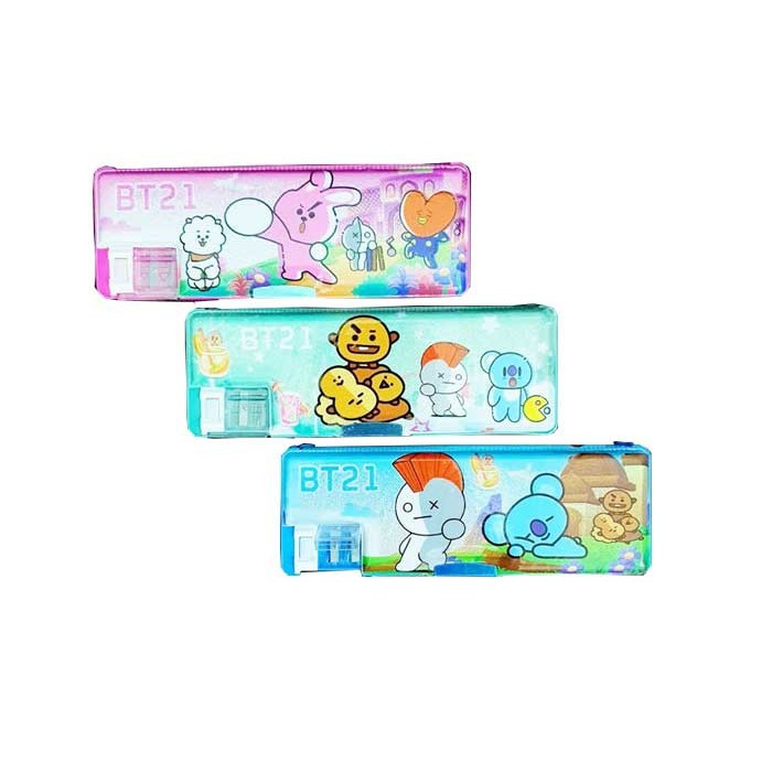 

D'BEST - TEMPAT PENSIL BT21 GP9336 PERLENGKAPAN ANAK SEKOLAH GAMBAR BONEKA BTS