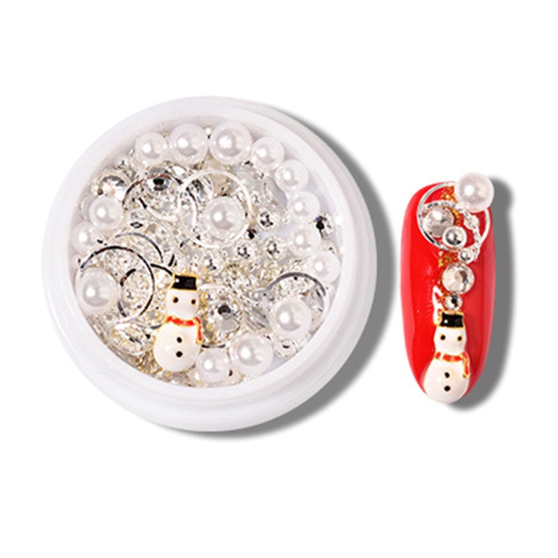 Siy Hiasan Kuku Diy Bentuk Bungabulansnowflake Untuk Nail Art