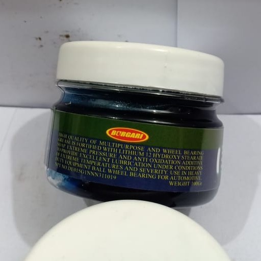 GEMUK BURGARI BIRU 100gr SEMI SYNTHETIC NO. 3 400 EP HI-TEMP GREASE