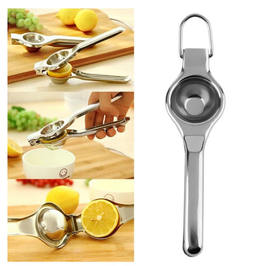 ALAT PERAS JERUK LEMON SQUEEZER STAINLESS STEEL SERBAGUNA [SWEETSPACE]