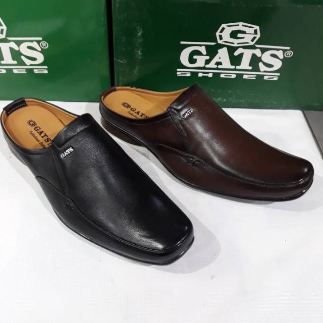 Sepatu sandal slop  pria kulit asli GATS zu-0061 original