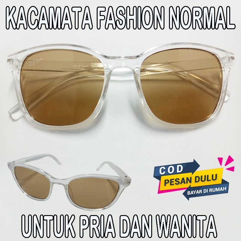 Kacamata Fashion Vintage Lensa Warna Warni Frame Kotak Kacamata Square Harajuku Oval Lensa Retro Vintage