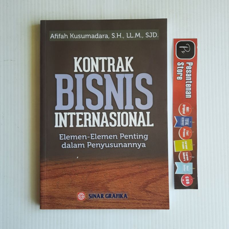 BUKU ORIGINAL KONTRAK BISNIS INTERNASIONAL TERLENGKAP . BUMI AKSARA