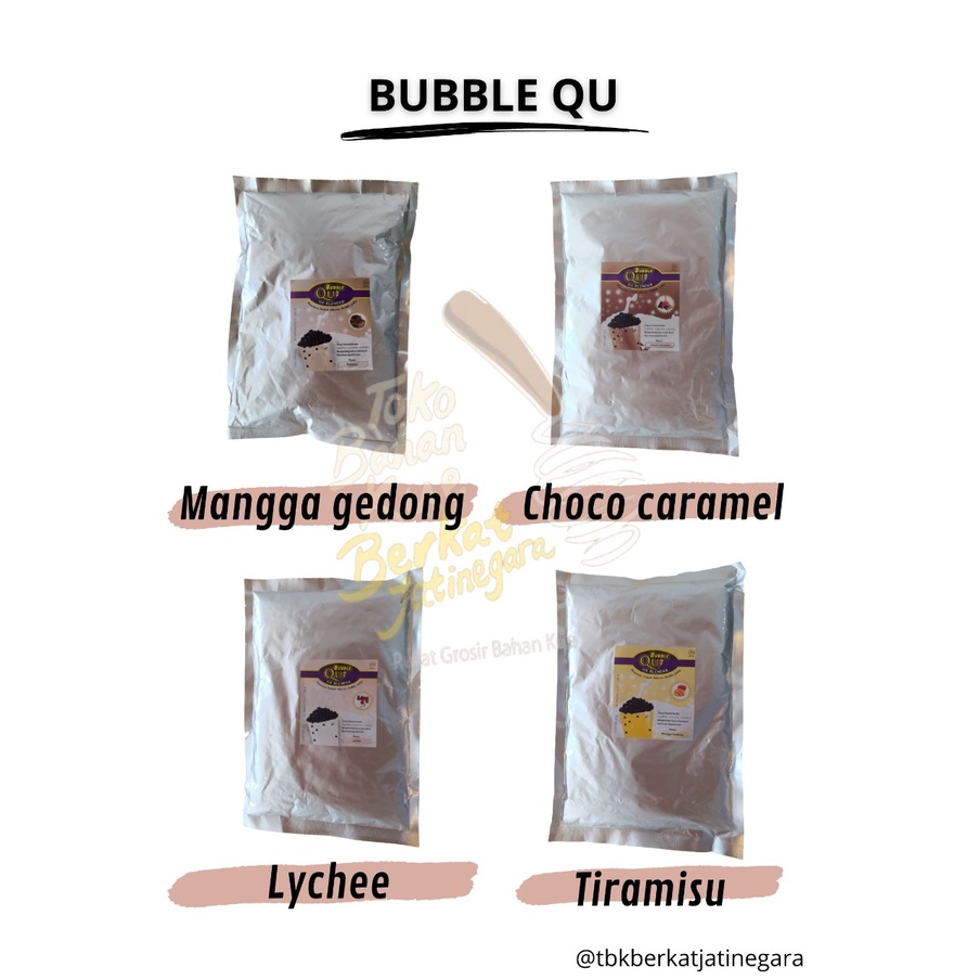 Bubble Qu Ice Blender minuman bubuk 500gr/bngks