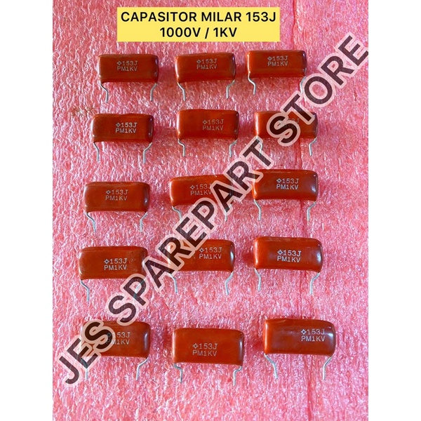 CAPASITOR MILAR 153J 1000V / 1KV