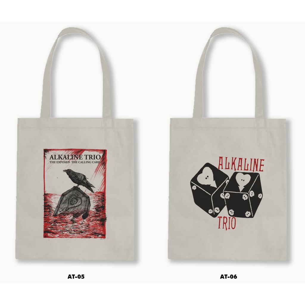 TOTE BAG BLACU - ALKALINE TRIO