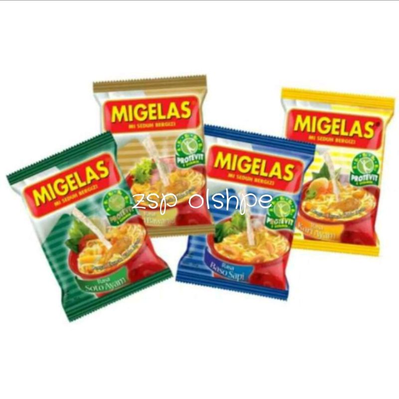 

migelas instan harga 1renteng isi 10pcs