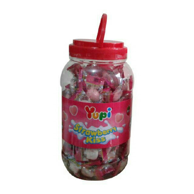 

Permen yupi strawberry pink love 330 gram