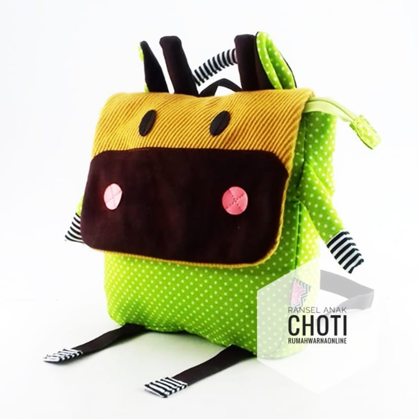 TAS Ransel Anak Choti Hijau RUMAH WARNA