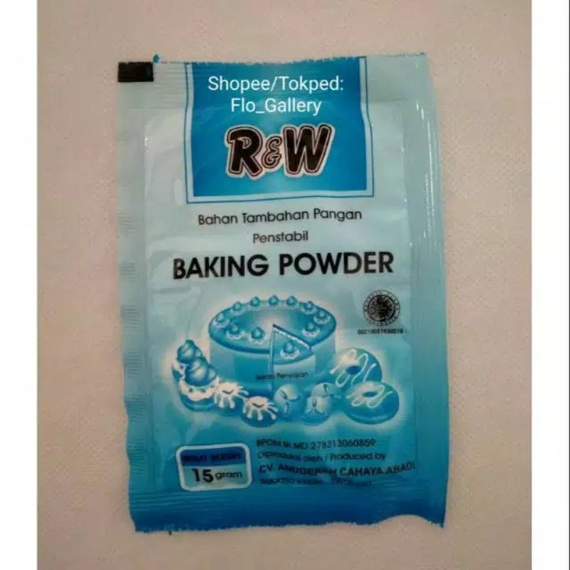 

BAKING POWDER RW BAHAN KUE KEMASAN 15 gram