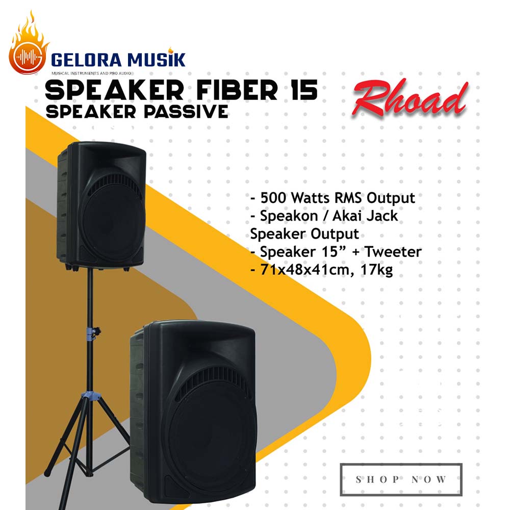 Speaker Passive Fiber 15