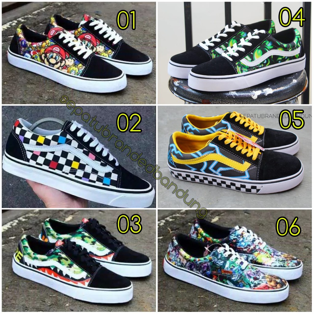 SEPATU VANS AUTHENTIC FULL BLACK HITAM POLOS WHITE PUTIH