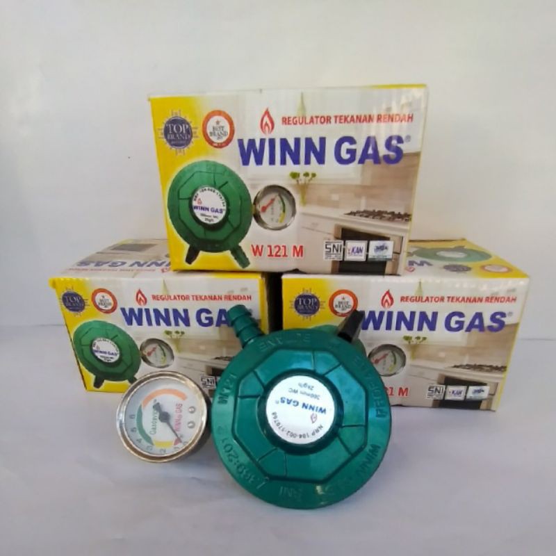 REGULATOR WINN GAS W 121 METER BER SNI REGULATOR ANTI BOCOR