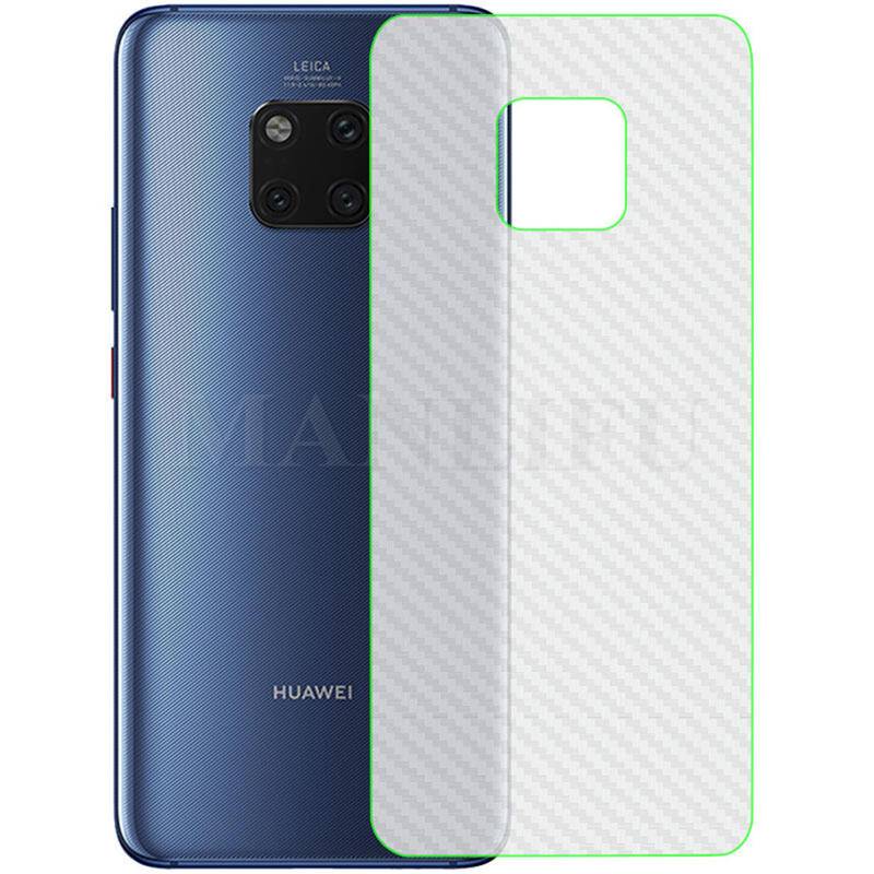 2PCS Matte Clear Back Carbon Fiber Film For Huawei Mate 8 9 10 20 30 40 Pro Screen Protector