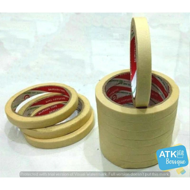 

DAIMARU masking tape 12mm x 21m lakban kertas 1/2"inch