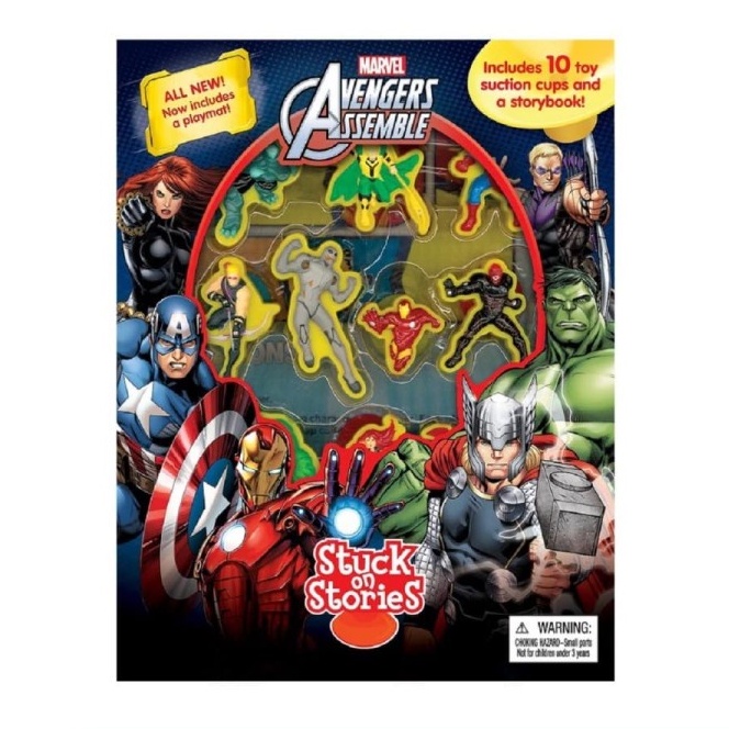 Buku Import Anak MARVEL AVENGERS STUCK ON STORIES