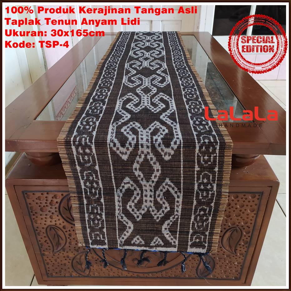 Taplak Meja Ruang Tamu Minimalis Table Runner Cover Meja Makan Panjang Cafe Hotel Ukuran -+30x165cm