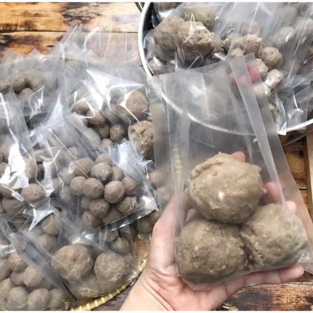 

Bakso sapi + Kuah homemade