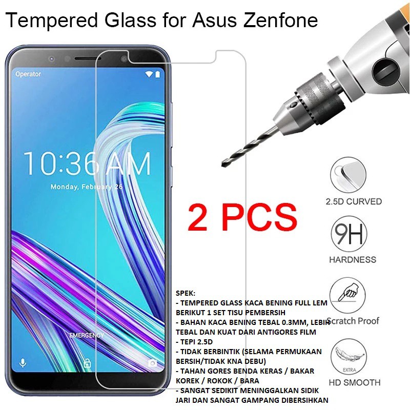 TG - ANTI GORES KACA TEMPERED GLASS ZENFONE 3 Max ZC520TL