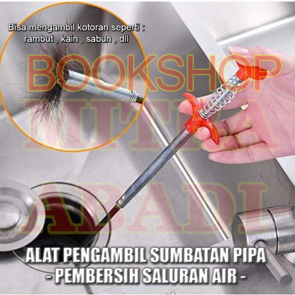 Alat Pengambil Sumbatan Pipa / Alat Pembersih Saluran Air MULTIFUNGSI