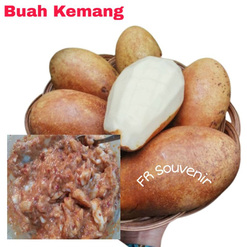 

1 kg ( isi 3/4 pc) buah kemang asli palembang , sambal kemang binjai