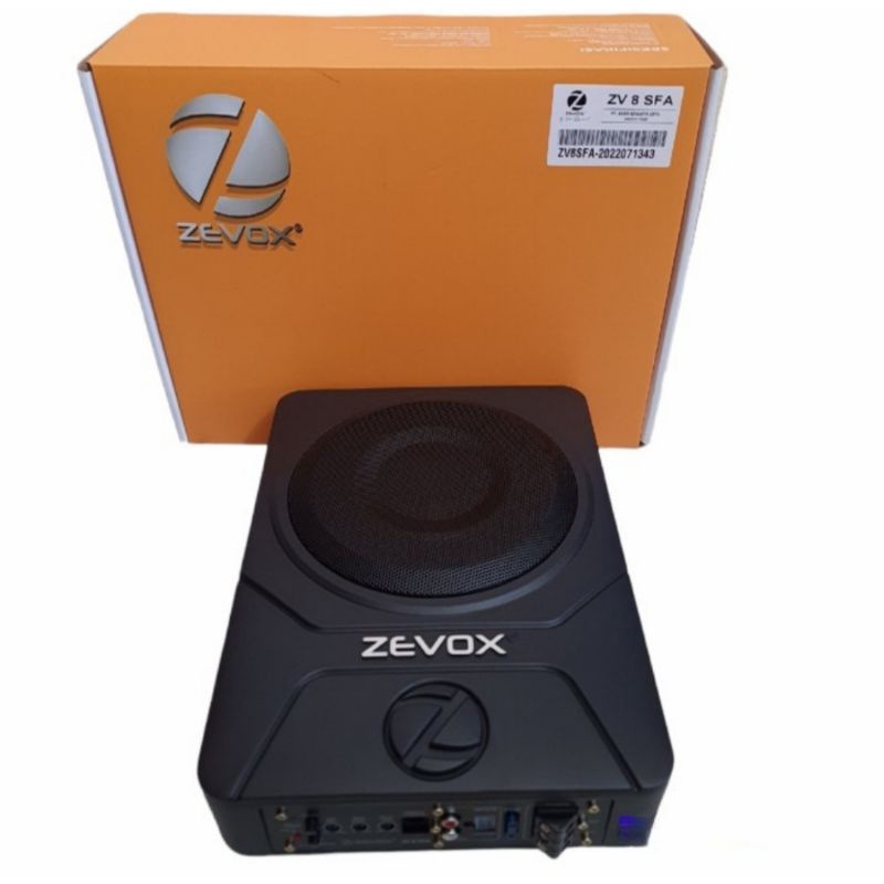 SUBWOOFER AKTIF KOLONG ZEVOX ZV 8  SFA SUBWOOFER AKTIF KOLONG JOK ORIGINAL