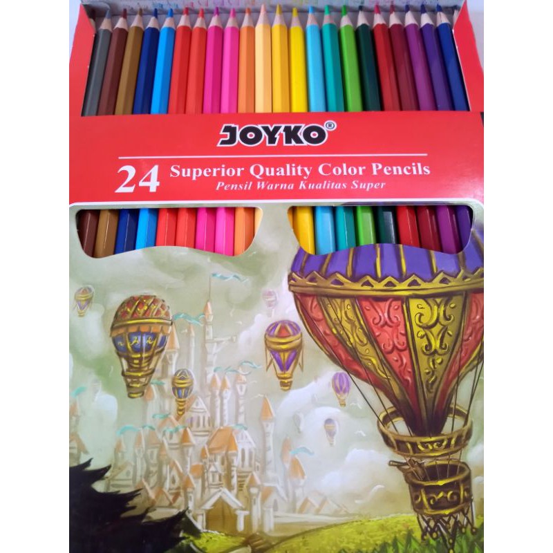 

pensil warna joyko 24 warna cp-101