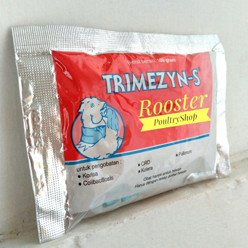 Trimezyn S 100 Gram Obat Pilek ayam Obat Flu Ayam
