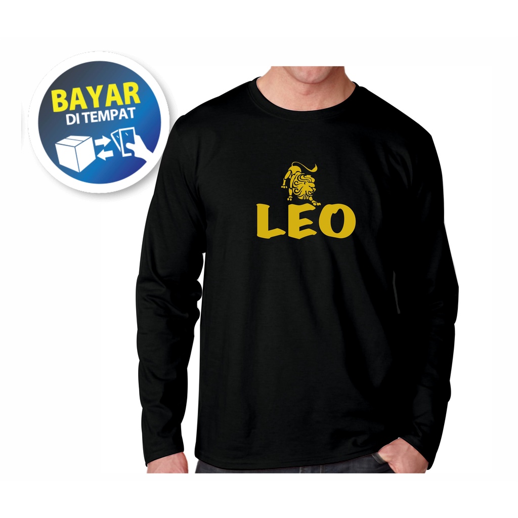 NVFASHION - KAOS ZODIAK LEO/ KAOS BINTANG BULAN KELAHIRAN / KAOS KATA KATA / KAOS pria / kaos wanita