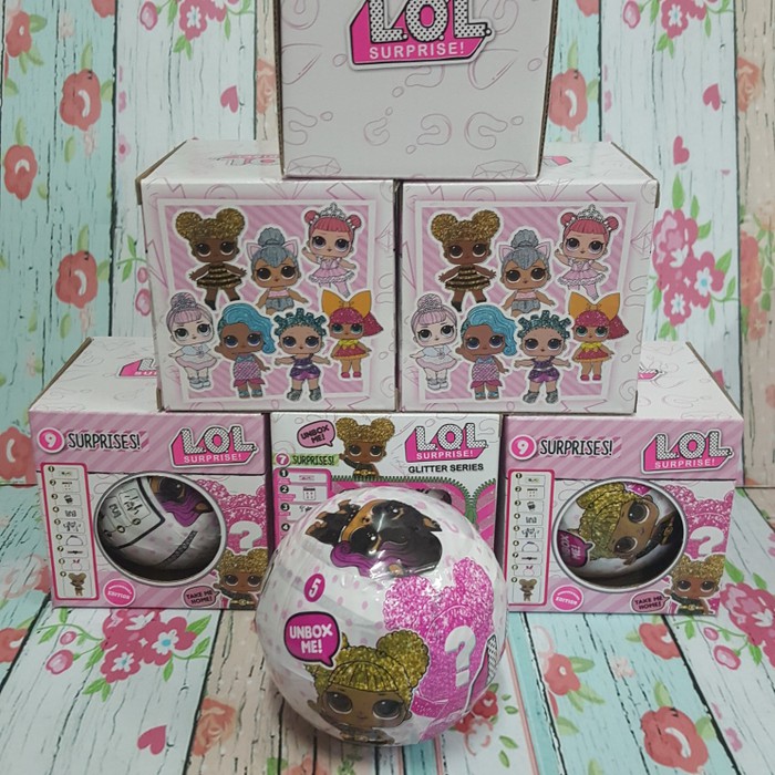 lol white glitter ball